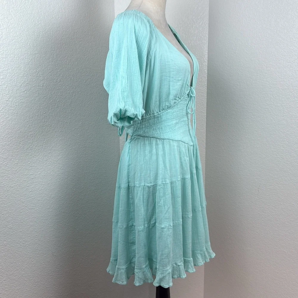 Free People Perfect Day Mini in Clear Skies Size Large NWT - Picture 9 of 15